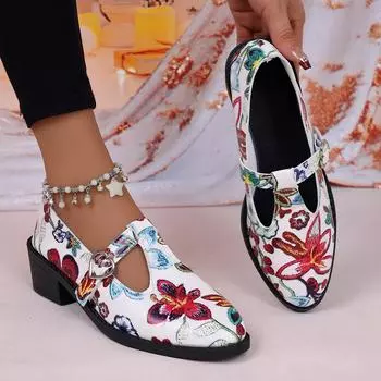 Женские туфли-лодочки 2024 года, новые лоферы, однотонные туфли на высоком каблуке для женщин, лакированная кожа, неглубокий носок, повседневная обувь для поездок на работу 35 чёрный