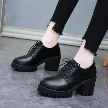 Женские туфли-лодочки больших размеров женские туфли на каблуках Chaussures Femme Gladiator летние туфли на высоком каблуке для вечеринки свадебные туфли женские толстые каблуки iok9 4 чёрный