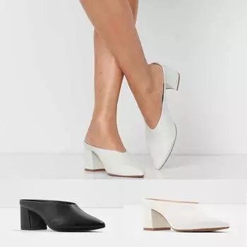 Женские туфли-лодочки для работы OL 5 см толстый каблук матовый острый носок высокие каблуки искусственная кожа полые носки свадебные туфли для вечеринки 0698-3MA 6