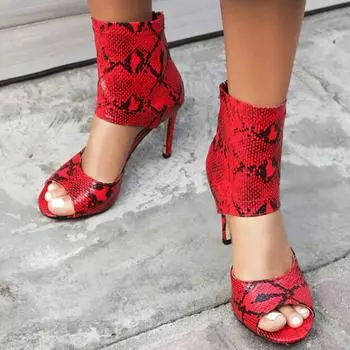 Женские туфли-лодочки из искусственной кожи на тонком высоком каблуке с открытым носком на молнии, фирменный дизайн, пикантные вечерние весенне-осенние туфли, синий, красный, белый, 34-46 34 синий