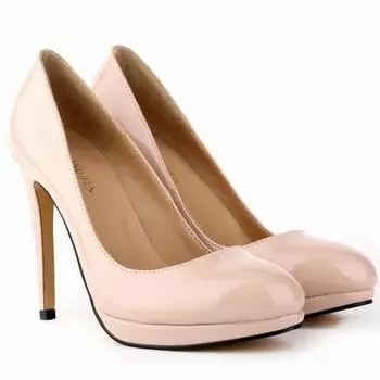 Женские туфли-лодочки из искусственной кожи на высоком каблуке с острым носком на платформе в стиле корсета 35 белый