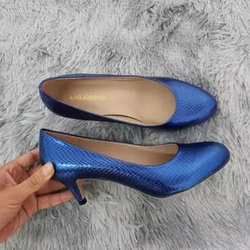 Женские туфли-лодочки, модные, сексуальные, с понижающимся носком, на высоком каблуке, для офиса, на шпильке, 5 см, на низком каблуке, женские, удобные, для вечеринки, красные, свадебные туфли 35 чёрный