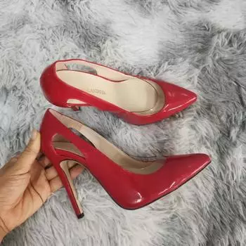 Женские туфли-лодочки на шпильках, модные, сексуальные, 11 см, с острым носком, на высоком каблуке, новые весенние туфли для вечеринок, свадебных платьев, размер плюс 42 35