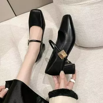 Женские туфли-лодочки Nude Shallow Mouth Женская обувь Модная офисная обувь для свадебных вечеринок Женская обувь на низком каблуке Летние туфли на каблуках Woeman 35 дубильная кора