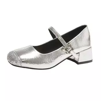 Женские туфли-лодочки Nude Shallow Mouth Женская обувь Модная офисная обувь для вечеринок Женские туфли на низком каблуке 2024 Летние туфли на каблуках Woeman 35 дубильная кора