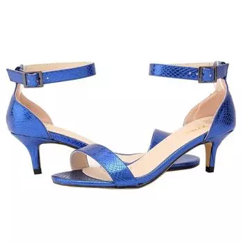 Женские туфли-лодочки, туфли из искусственной крокодиловой кожи с открытым носком и ремешками на щиколотке, летние туфли на высоком каблуке 105-2xey 42 золотой