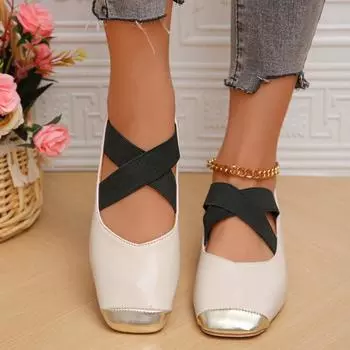 Женские туфли Мэри Джейн, темпераментные летние женские туфли с неглубоким горлом, в стиле феи, с перекрещивающимися ремнями, на толстом каблуке, танцевальная обувь, верхняя одежда на высоком каблуке, одинарные туфли 35 белый