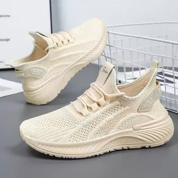 Женские туфли мягкие подошвы не устают ноги, летние туфли на платформе дышащие плетеные спортивные туфли удобные повседневные туфли женские универсальные 36