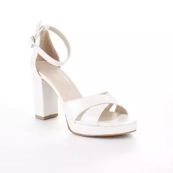 Женские туфли на каблуке Белый высокий квадратный каблук Удобная повседневная обувь на каблуке для особых случаев Летний сезон 2022 г.