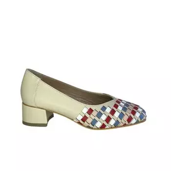 Женские туфли на каблуке из натуральной кожи для повседневного использования