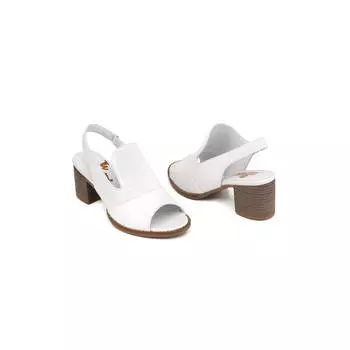 Женские туфли на каблуке из натуральной кожи Стильные сандалии Уличная обувь Удобная повседневная обувь Качественный стиль Легкие сандалии