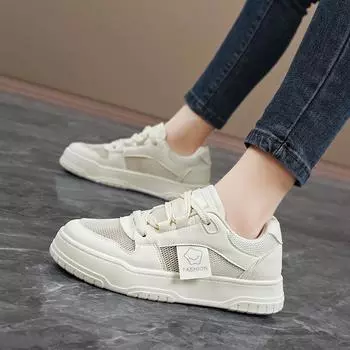 Женские туфли на платформе, студенческие кроссовки для бега, женские кроссовки для скейтбординга, повседневные летние черные спортивные туфли большего размера 39 чёрный