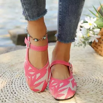 Женские туфли на плоской подошве 2024 года, новые весенне-осенние модные прогулочные туфли с квадратным верхом, удобные туфли в стиле Лолита, кроссовки больших размеров 36 зелёный