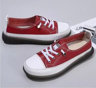 Женские туфли на плоской подошве из натуральной кожи, женские туфли, белые мокасины для женщин, повседневные туфли на плоской подошве для медсестер, кроссовки Zapatos Mujer для женщин 35 чёрный