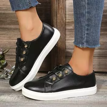 Женские туфли на плоской подошве, кроссовки на плоской подошве, повседневные белые туфли, женские удобные лоферы без шнуровки, низкие женские вулканизированные туфли 35 белый