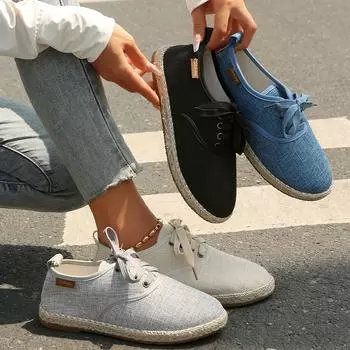 Женские туфли на плоской подошве, легкие повседневные мокасины, удобные весенние и осенние кроссовки с круглым носком, модная обувь для женщин 36 бежевый