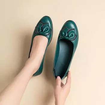 Женские туфли на плоской подошве, модные повседневные лоферы, удобная обувь, женские мягкие классические офисные туфли 35