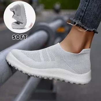Женские туфли на плоской подошве, модные прогулочные туфли для медсестер, туфли на плоской подошве, легкие кроссовки, женские мокасины, мягкие туфли больших размеров для женщин 35 чёрный