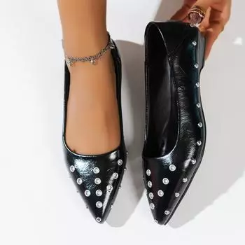 Женские туфли на плоской подошве, модные, сексуальные, с острым носком, плоские туфли для женщин, элегантные, осенние, новые тенденции, дизайнерские мокасины, удобные, уличные кроссовки для женщин 35