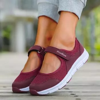 Женские туфли на плоской подошве Модные женские туфли Повседневная обувь Женские мягкие кроссовки Женские дышащие ретро-туфли Женская обувь Большие размеры 35