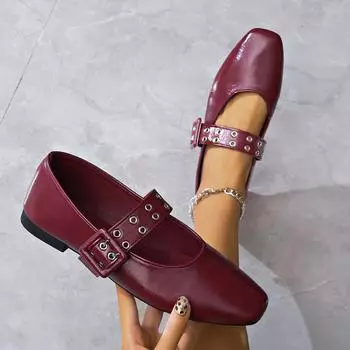Женские туфли на плоской подошве Новые осенние балетки Лоферы Уличные легкие туфли Мэри Джейн Женская мода Ретро Роскошные кроссовки Женские 36