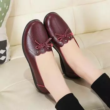 Женские туфли на плоской подошве, повседневная обувь, новые женские балетки из мягкой кожи, балетки-лодочки, туфли-лодочки, мокасины, женские туфли Zapatos Mujer 357 4 чёрный