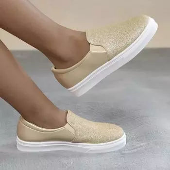 Женские туфли на плоской подошве с круглым носком, распродажа женской обуви 2024 года, модные однотонные лоферы, осенняя повседневная обувь из искусственной кожи, большой размер 43 чёрный