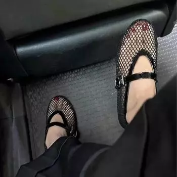 Женские туфли на плоской подошве с острым носком, однотонные вязаные туфли без шнуровки, повседневные дышащие балетки на плоской подошве, женские туфли на плоской подошве, женские лоферы 37