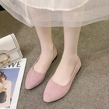 Женские туфли на плоской подошве с острым носком, однотонные черные туфли на плоской подошве для женщин, нарядные, удобные, складные туфли на плоской подошве для женщин, леопардовые, коричневые туфли на плоской подошве 35 хаки