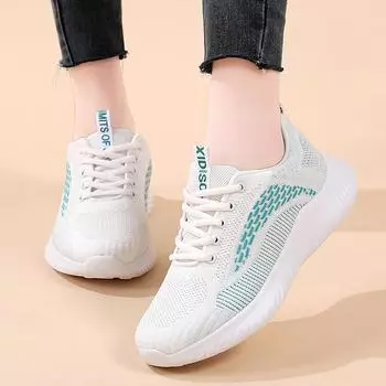 Женские туфли на плоской подошве со шнуровкой для вождения, удобные, повседневные, для прогулок, минималистичные, дышащие, для женских кроссовок, черные, белые EU: 36 чёрный