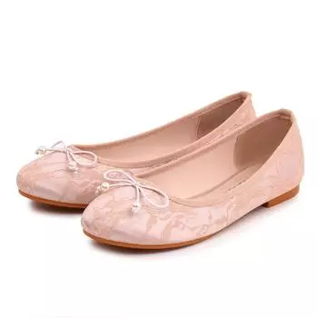 Женские туфли на плоской подошве, удобные нескользящие женские мокасины, шелковые кружевные туфли на плоской подошве, элегантные женские туфли с бантом, обувь для мам 37