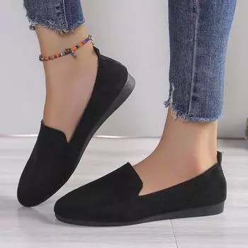 Женские туфли на плоской подошве весна-осень модные лоферы новые повседневные удобные однотонные кроссовки женские с круглым носком плоские прогулочные туфли женские 36 бежевый