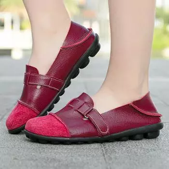 Женские туфли на плоской подошве, женские топсайдеры из мягкой натуральной кожи большого размера, 2022 г. 35 белый