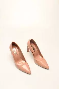 Женские туфли на шпильке из лакированной кожи Salmon