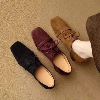 Женские туфли на среднем каблуке, толстые, квадратные, с глубоким носком, женские, маленькие, кожаные туфли, интернет-знаменитости, британский стиль, универсальная обувь 40 хаки