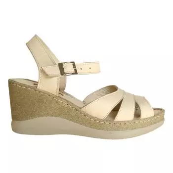 Женские туфли на танкетке из натуральной кожи