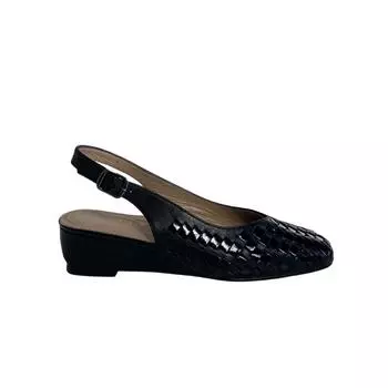 Женские туфли на танкетке из натуральной кожи