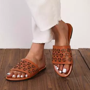 Женские туфли на танкетке с открытым носком, женские повседневные тапочки из искусственной кожи в клетку, повседневные дышащие, трафаретные женские 36 розы красного