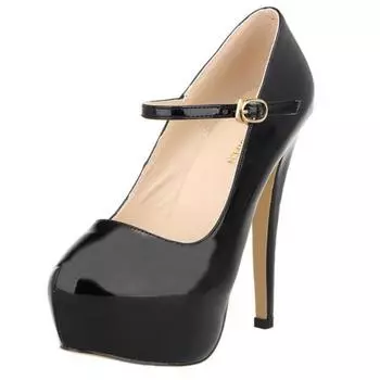 Женские туфли на высоком каблуке для ночного клуба, вечеринки, свадебные туфли-лодочки, сексуальные туфли на платформе с ремешком на щиколотке, женская обувь 35 красный