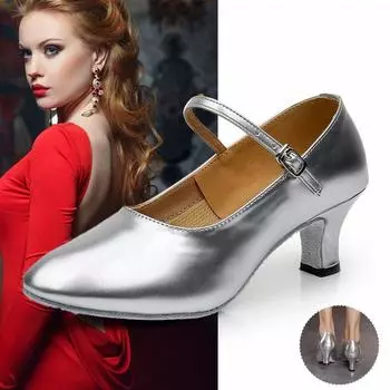 Женские туфли на высоком каблуке для выпускного, современные бальные танцы, вальс, сальса, танцевальная обувь 34 золотой