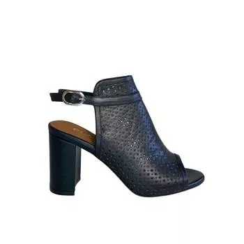 Женские туфли на высоком каблуке из натуральной кожи