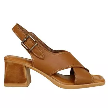 Женские туфли на высоком каблуке из натуральной кожи