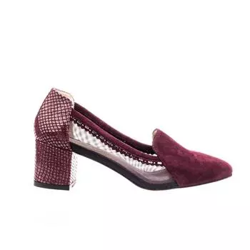 Женские туфли на высоком каблуке из натуральной кожи