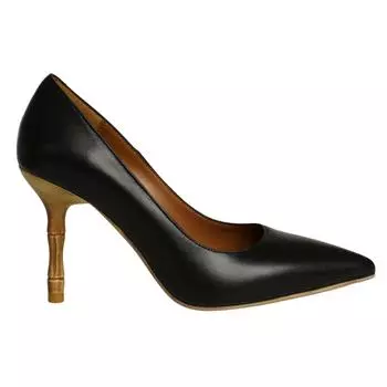 Женские туфли на высоком каблуке из натуральной кожи