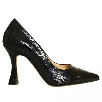 Женские туфли на высоком каблуке из натуральной кожи