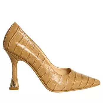 Женские туфли на высоком каблуке из натуральной кожи