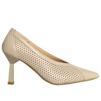 Женские туфли на высоком каблуке из натуральной кожи