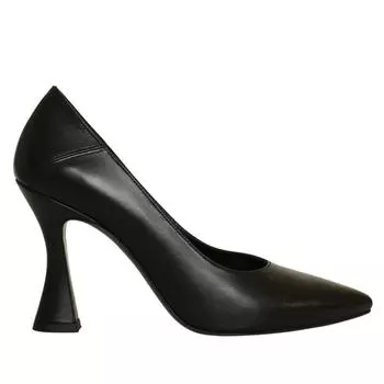 Женские туфли на высоком каблуке из натуральной кожи