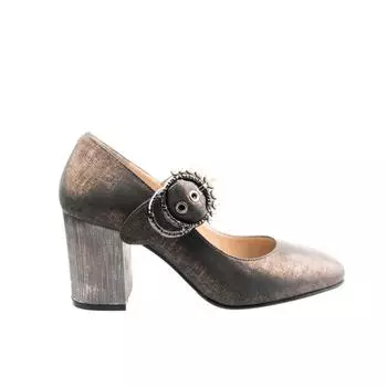 Женские туфли на высоком каблуке из натуральной кожи