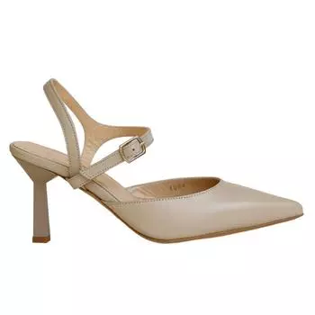 Женские туфли на высоком каблуке из натуральной кожи